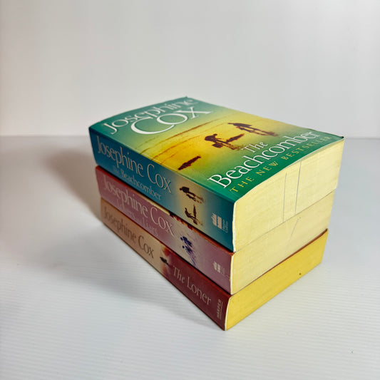 Josephine Cox Book Bundle x 3 : Lovers and Liars, The Beachcomber, The Loner (3085)