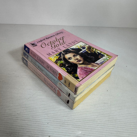 LARGE PRINT Linford Romance Library Book Bundle x 3 (2593)