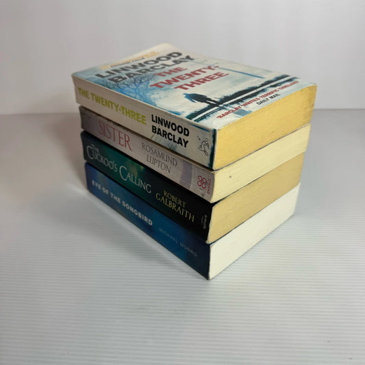 Thriller Crime Book Bundle x 4 Books : Mixed Authors (2171)