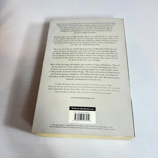 The Secret War : Spies, Codes and Guerrillas 1939-1945 - Max Hastings