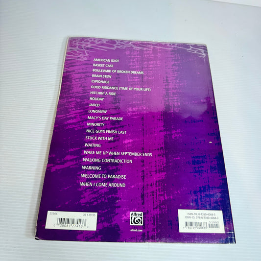 Bass Anthology Green Day