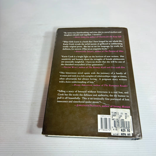 What Girls Learn - Karin Cook (Vintage 1997)