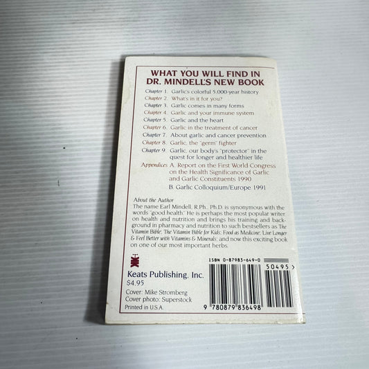 Dr. Earl Mindell's Garlic The Miracle Nutrient