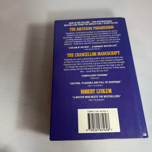 Robert Ludlum 2 Books In 1 - The Aquitaine Progression & The Chancellor Manuscript