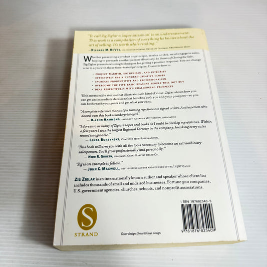 Secrets of Closing the Sale (Updated) - Zig Ziglar