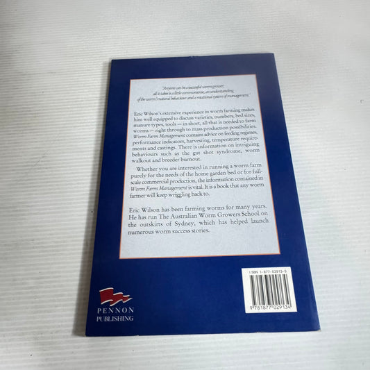 Worm Farm Management - Eric Wilson