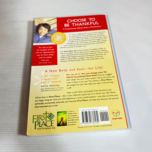 Choosing Thankfulness - First Place Bible Study Series