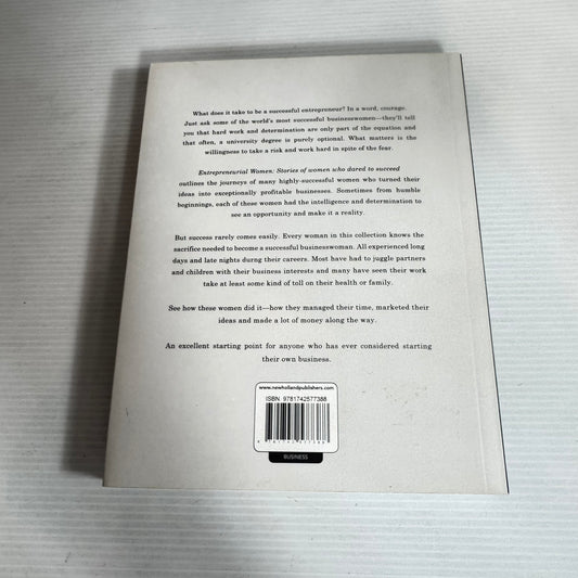 Entrepreneurial Women : Stories of Women Who Dared to Succeed - Laura Fulton