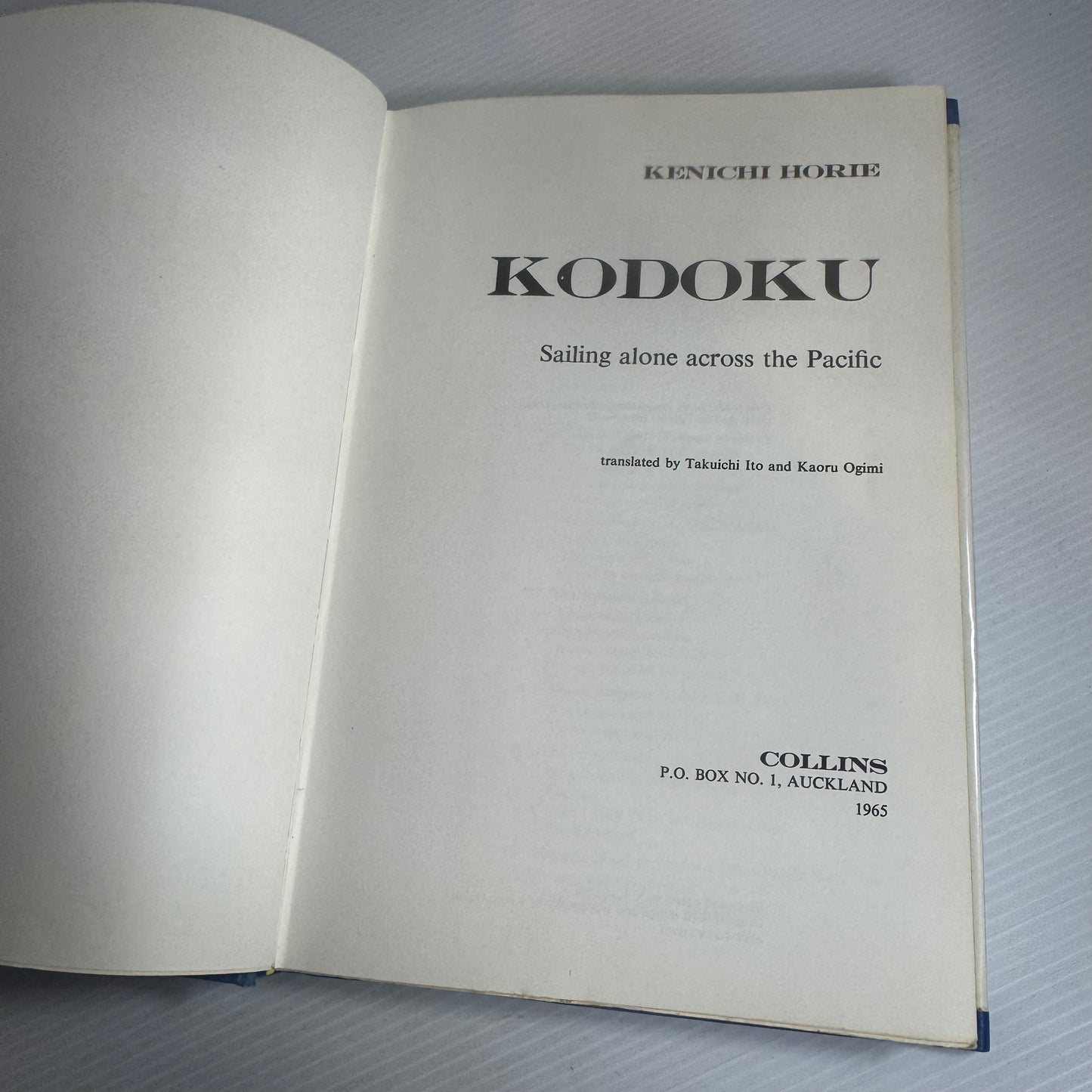 Kodoku : Sailing Alone Across The Pacific - Kenichi Horie