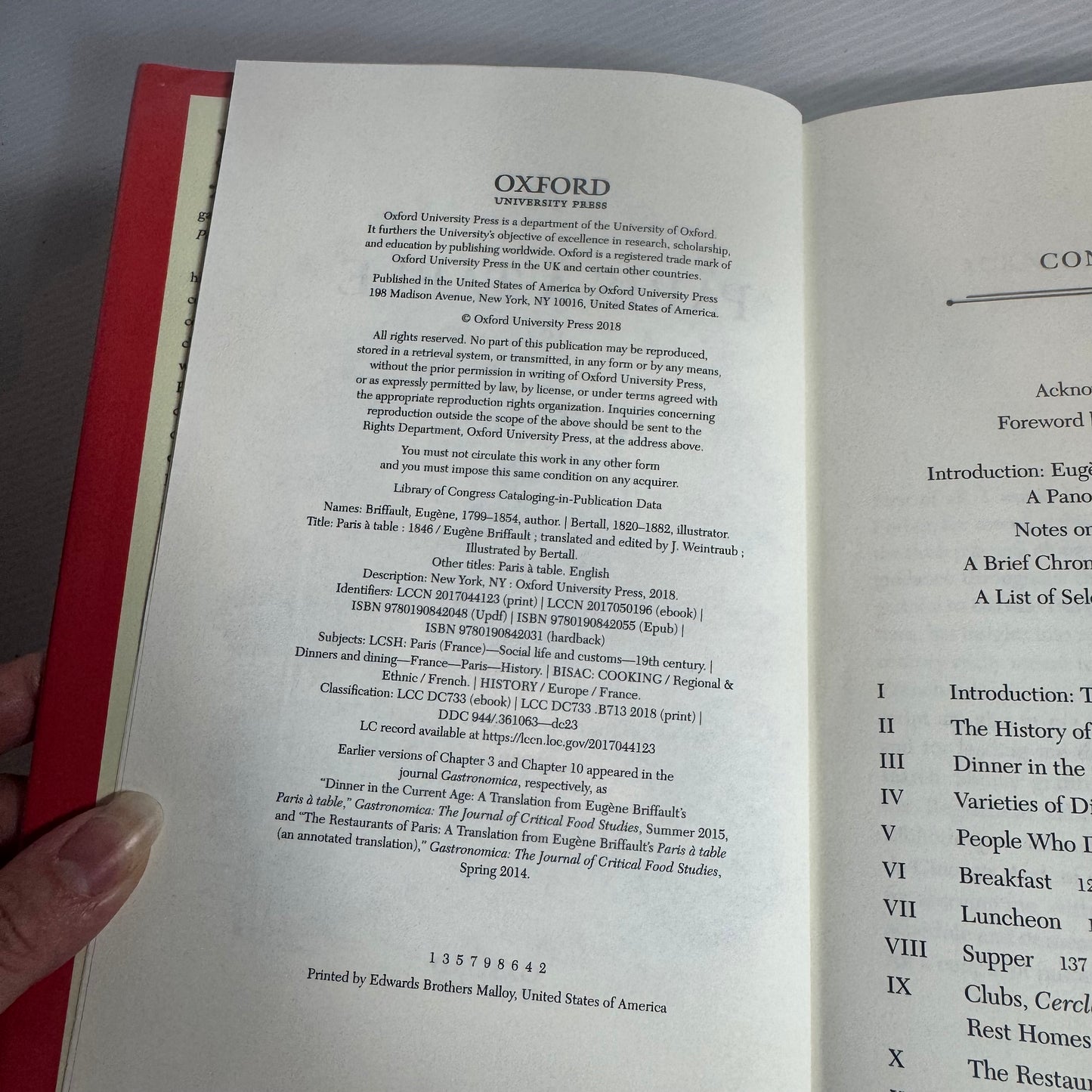 Paris A Table 1846 - Eugene Briffault (Translated and Edited by J. Weintraub)