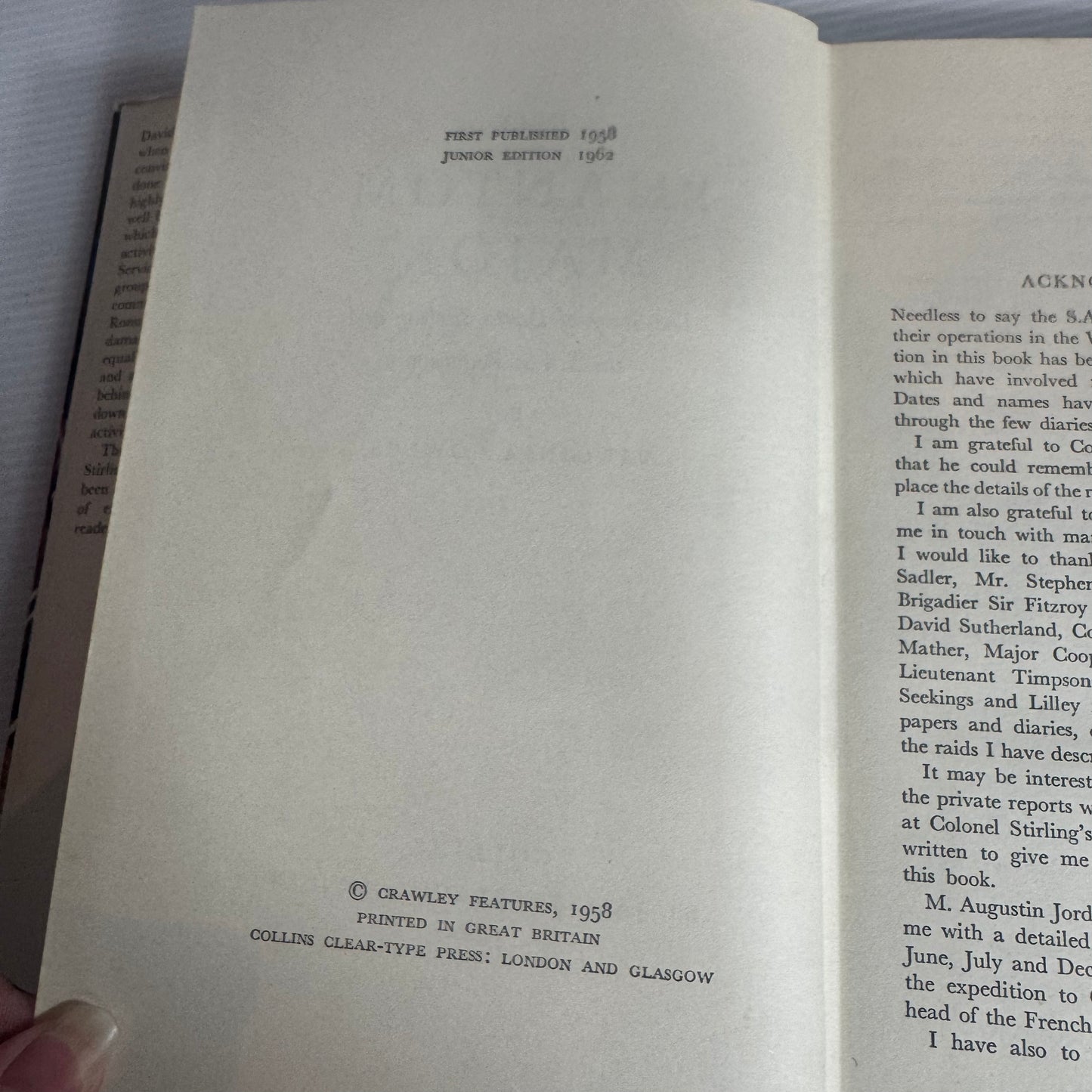 The Phantom Major - Virginia Cowles (Vintage 1962 Junior Edition)