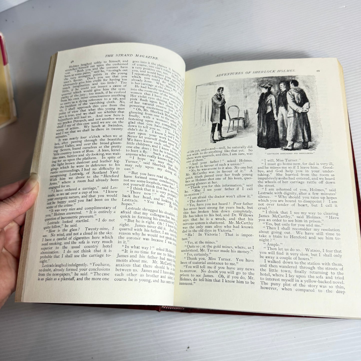 The Illustrated Sherlock Holmes Treasury (Vintage 1976)