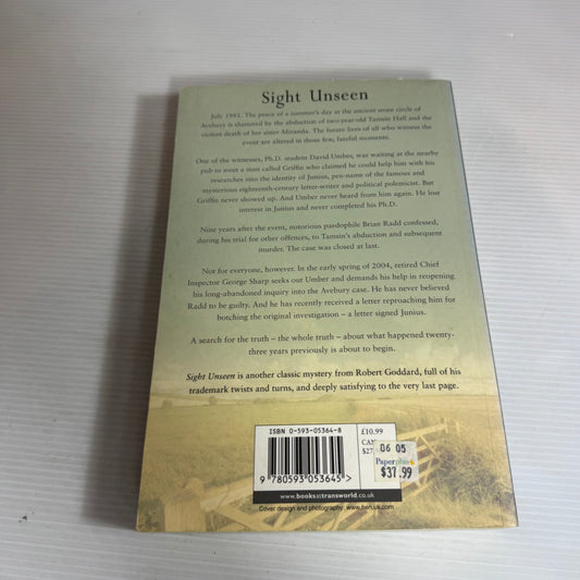 Sight Unseen - Robert Goddard