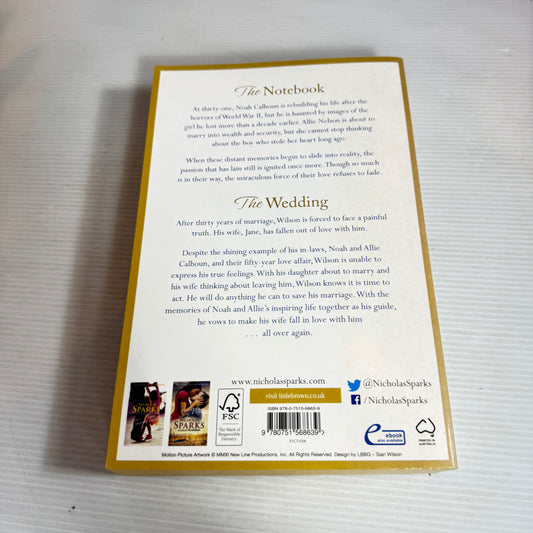 The Notebook & The Wedding : 1 Book 2 Stories - Nicholas Sparks