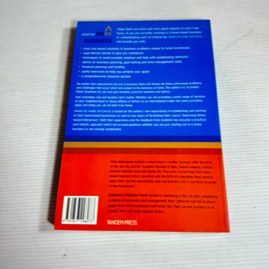 Smarter Home Business : A New Zealand Handbook - Tina Johnstone & Catherine Whitaker-Hynd (Signed by Authors)