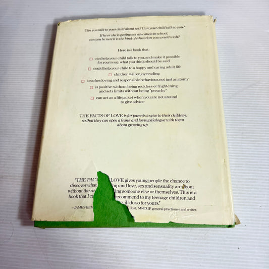 The Facts of Love : Living, Loving, Growing Up - Alex Comfort, M.B., B.Ch. & Jane Comfort (Vintage 1980)