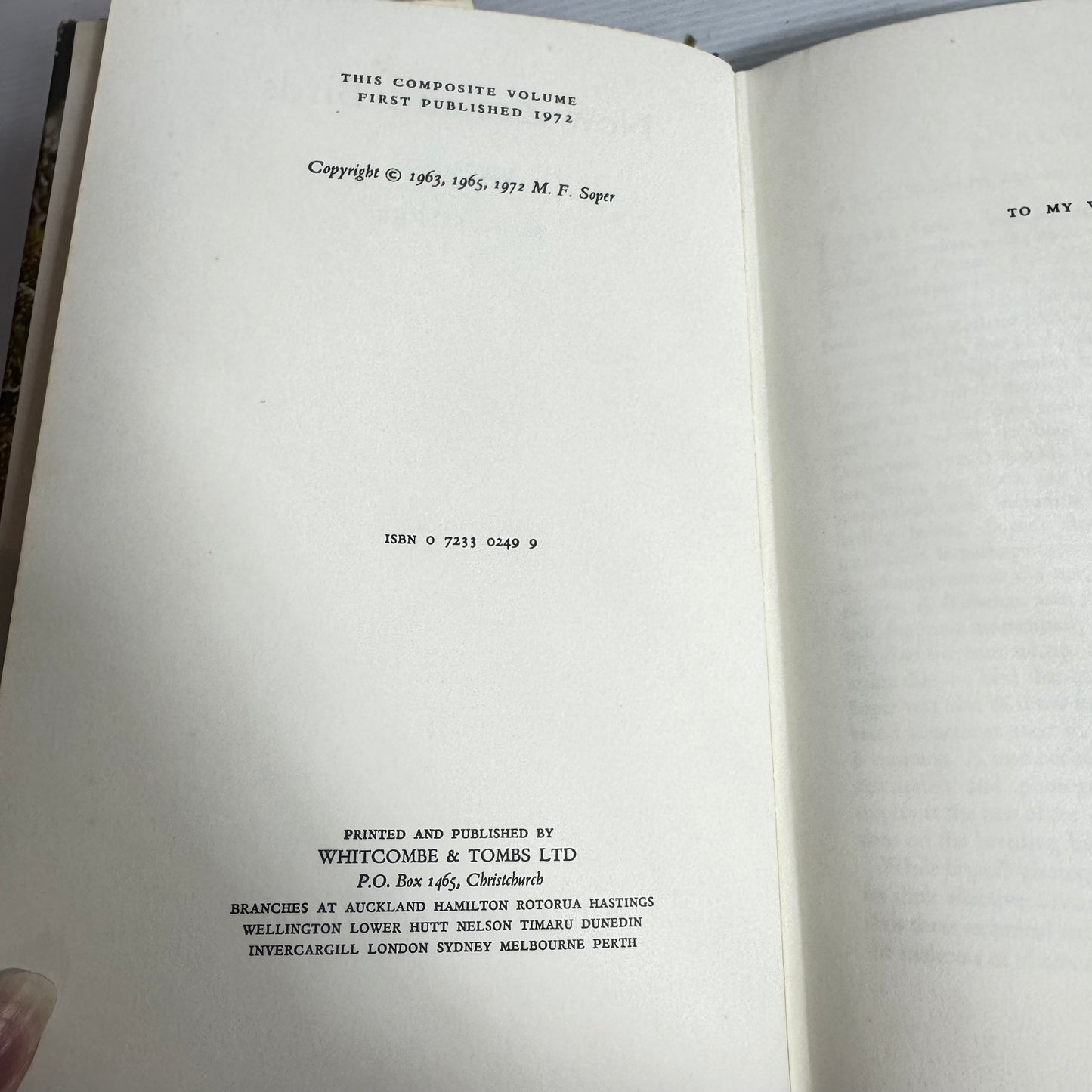 New Zealand Birds - M.F. Soper (Vintage 1972)