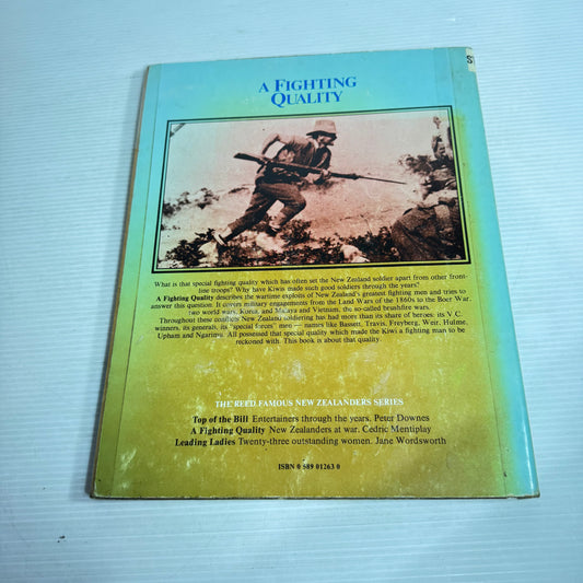 A Fighting Quality : New Zealanders at War - Cedric Mentiplay