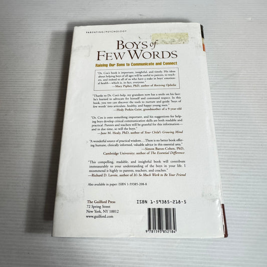 Boys Of Few Words : Raising Our Sons to Communicate and Connect - Adam J. Cox