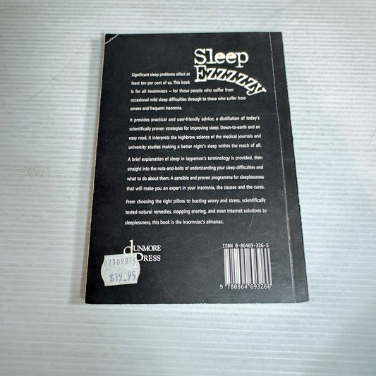 Sleep Ezzzzzy : A Guide for Insomniacs - James Webb