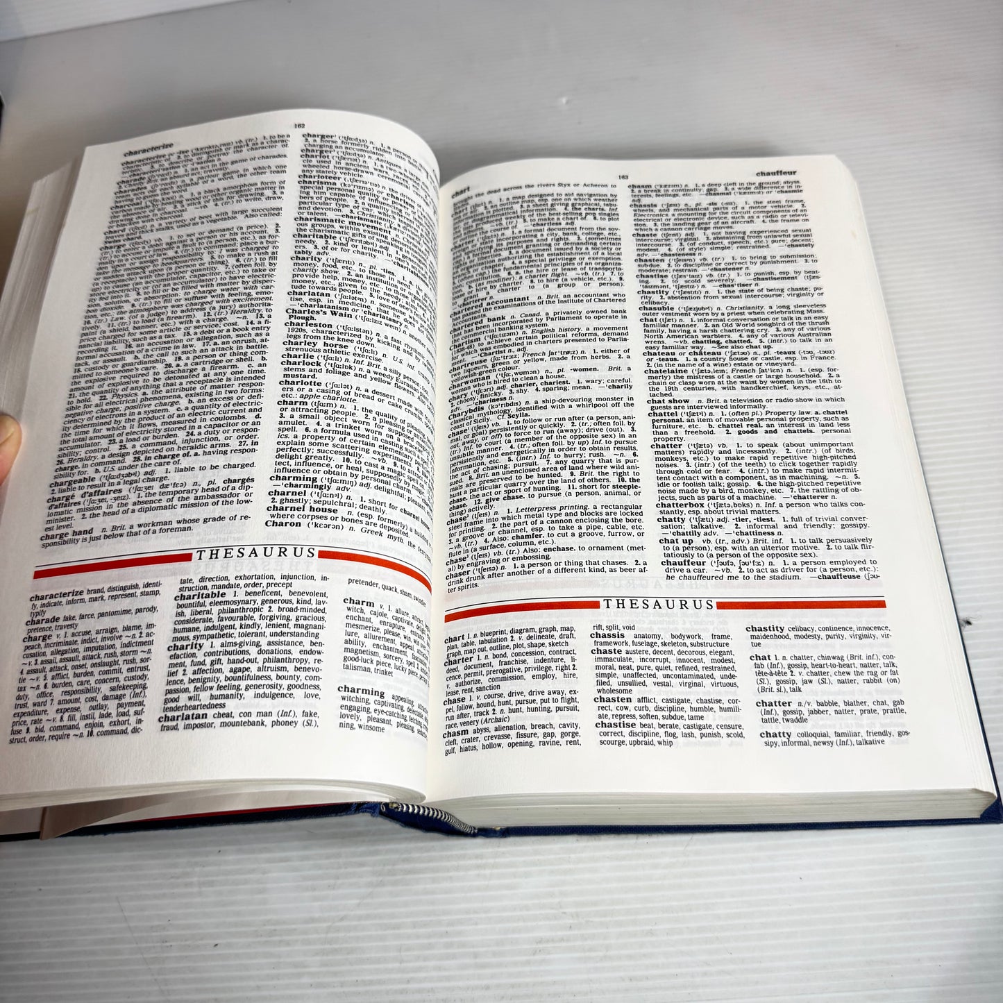 The Collins Dictionary And Thesaurus (In One Volume)