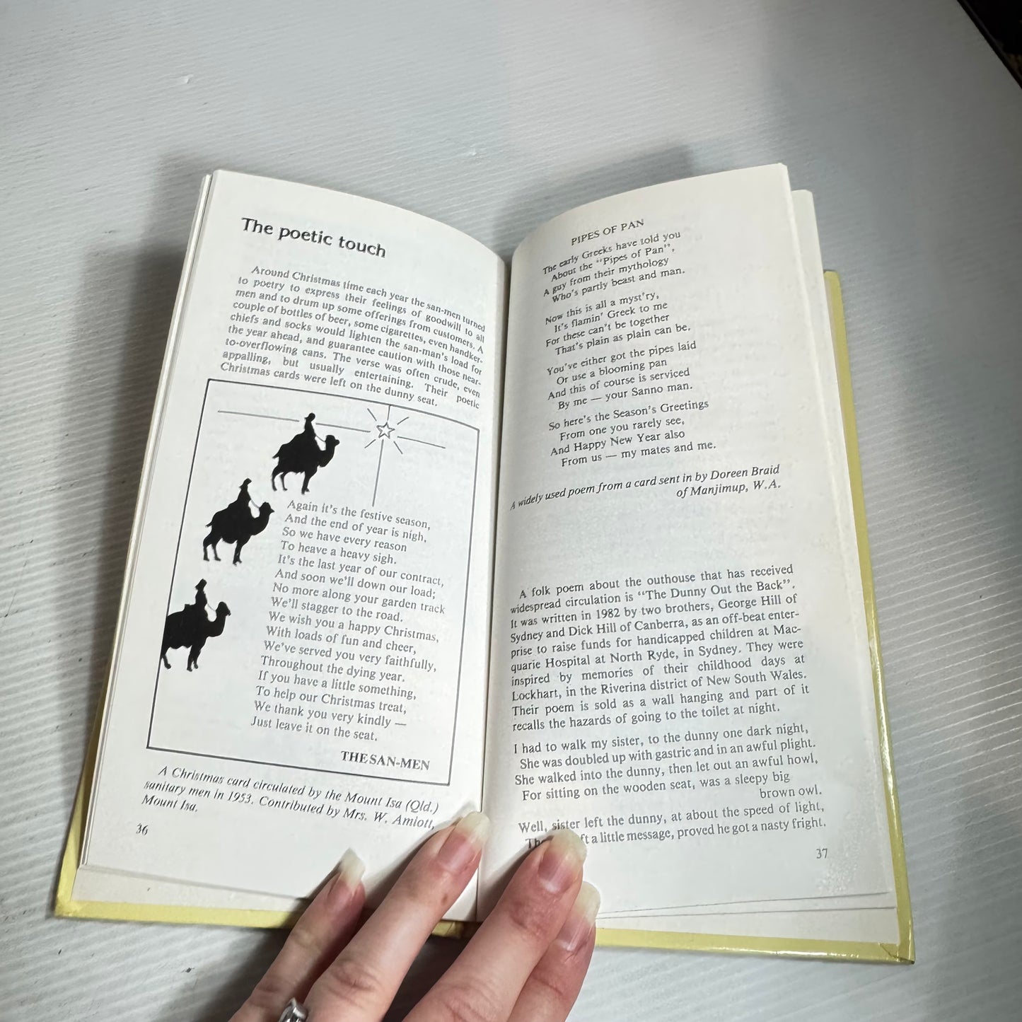 Down The Back : The Era of the Outhouse - Fred Hillier with Drawings by Ronald Revitt (Vintage 1988)