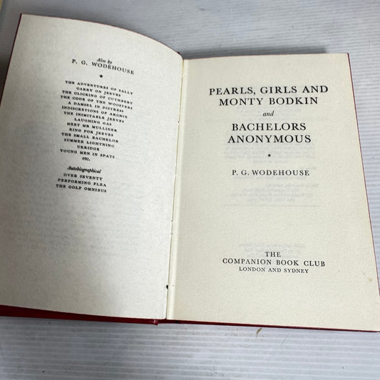 Pearls, Girls and Monty Bodkin and Bachelors Anonymous - P.G. Woodhouse (Vintage 1975)
