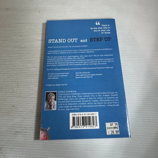 Stand Out And Step Up - Fiona Fenwick