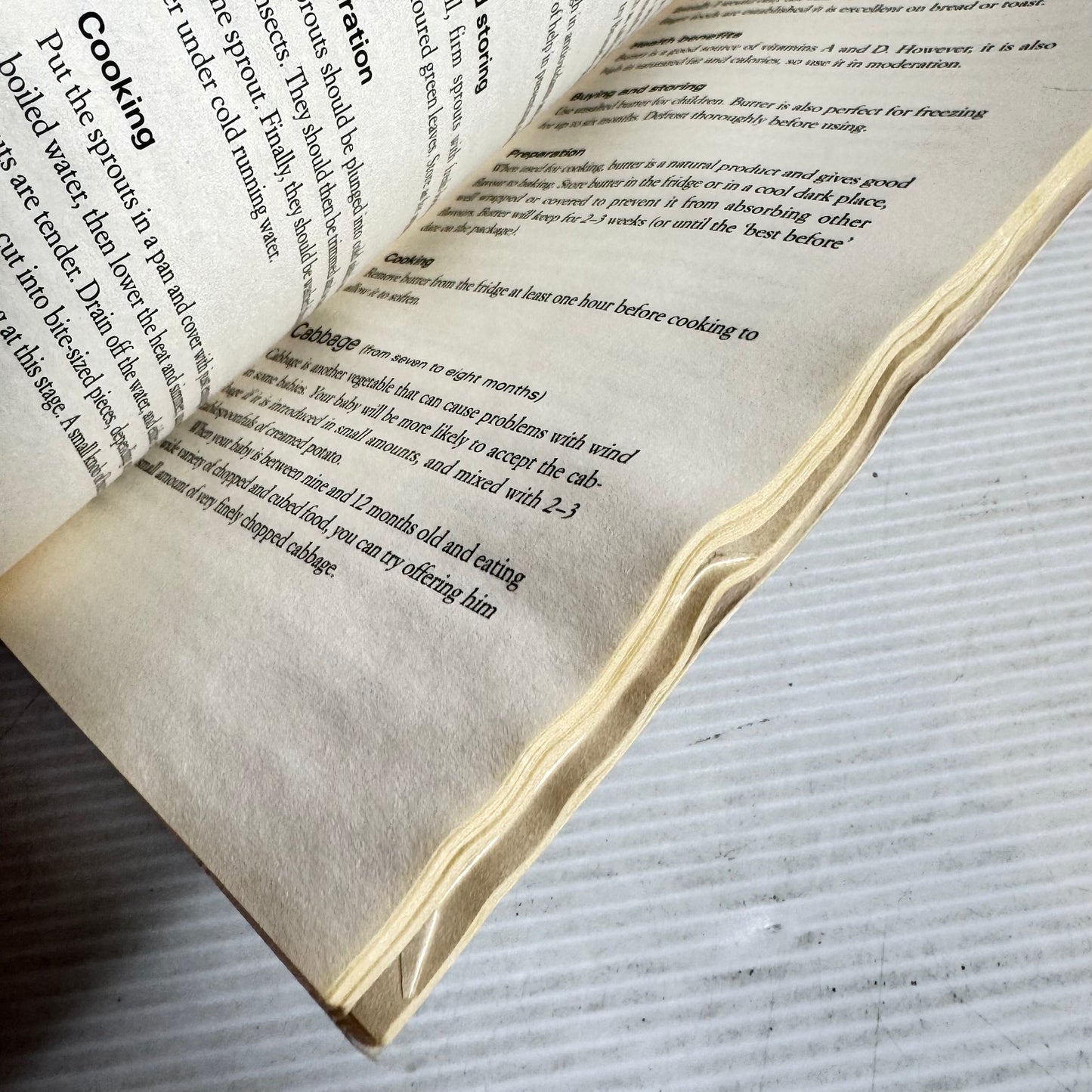 The Contented Little Baby Book of Weaning - Gina Ford (Water Damaged)