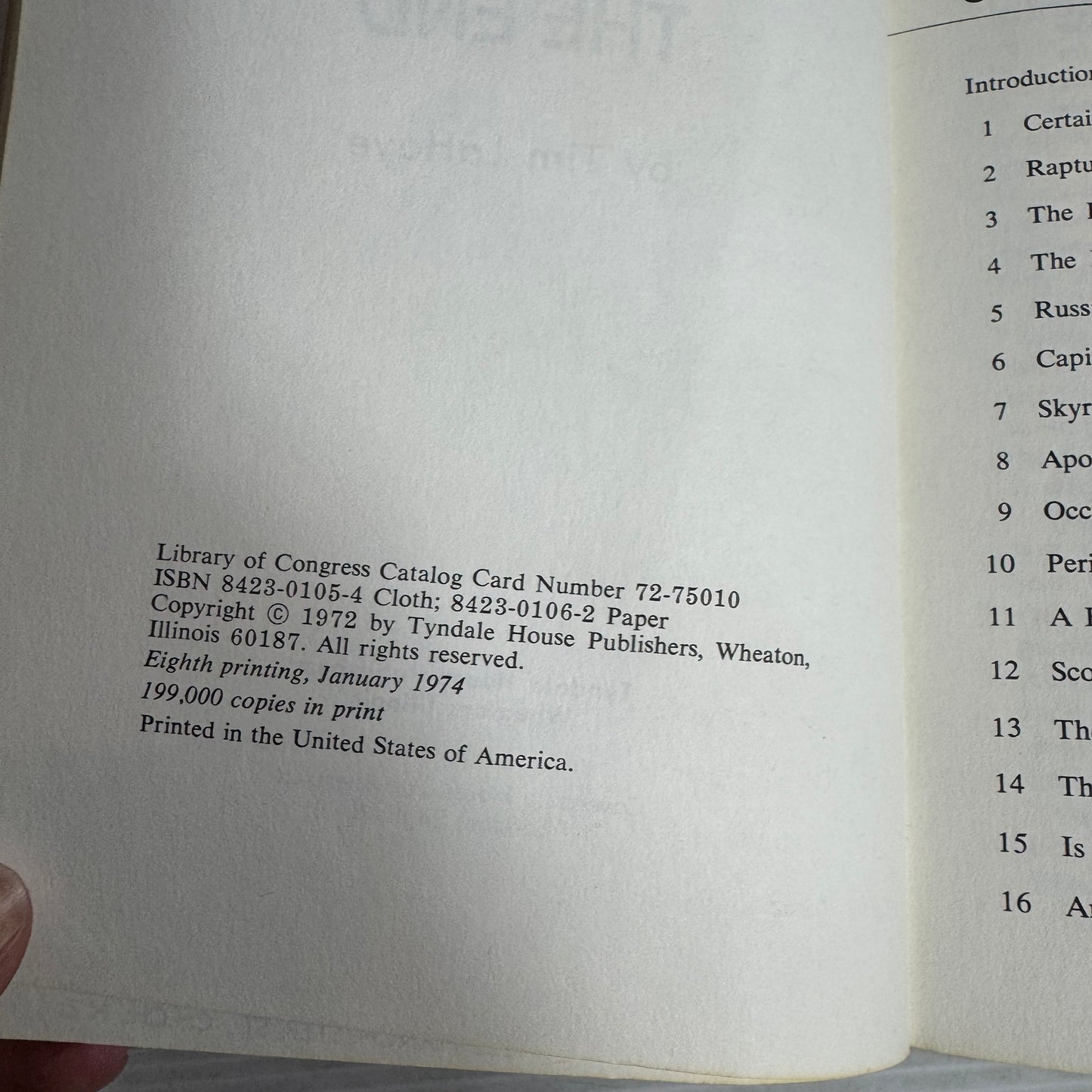 The Beginning of The End - Tim Lahaye (Vintage 1974)