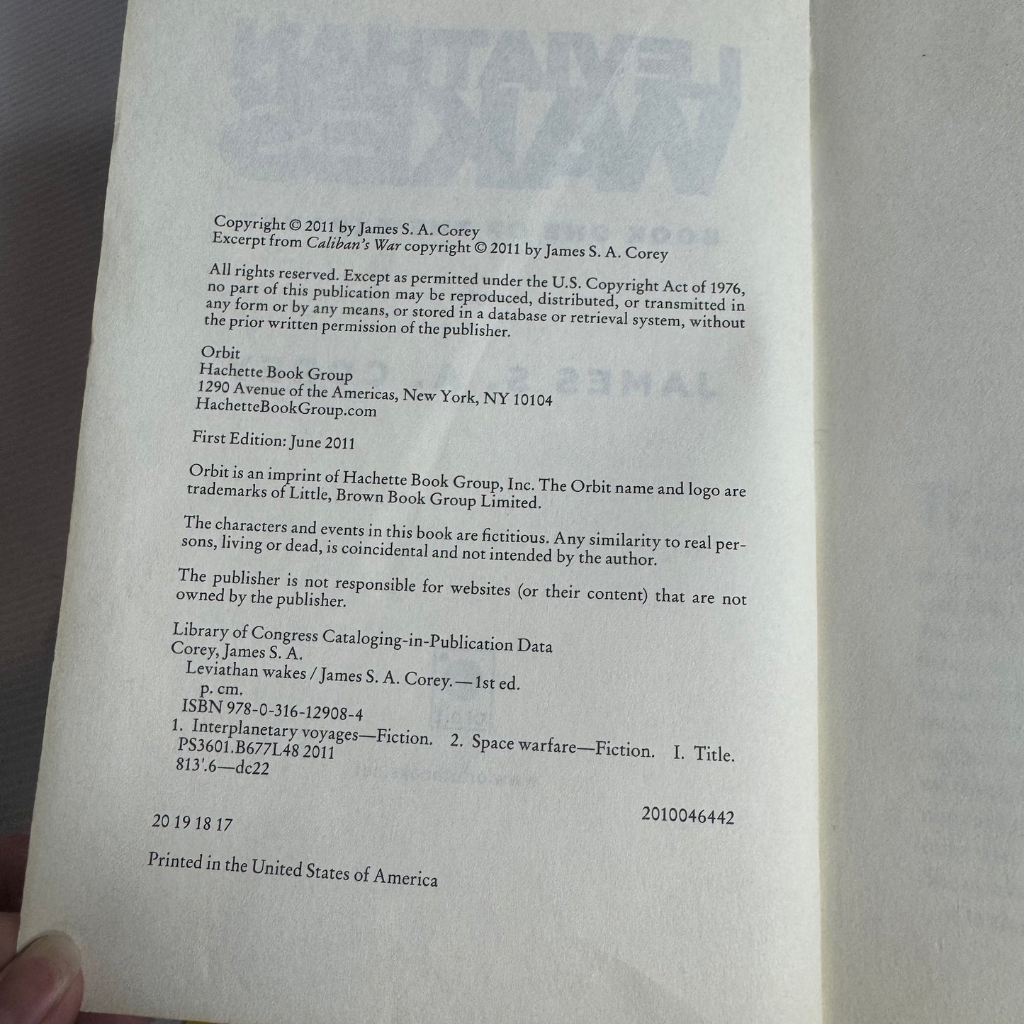 Laviathan Wakes - James S. A. Corey