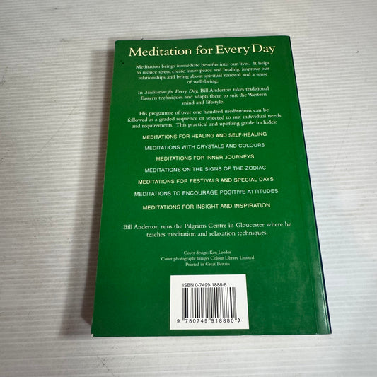 Meditation for Every Day - Bill Anderton