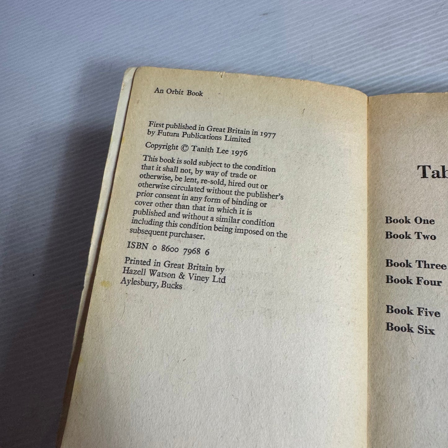 The Storm Lord - Tanith Lee (Vintage 1976)