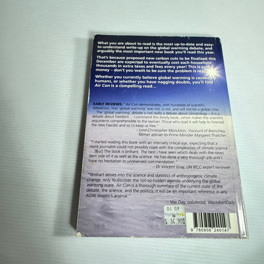 Air Con : The Seriously Inconvenient Truth About Global Warming - Ian Wishart