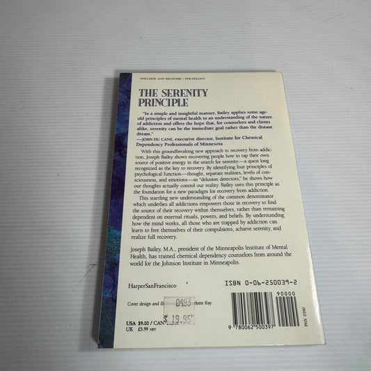The Serenity Principle : Finding Inner Peace In Recovery - Joseph V. Bailey