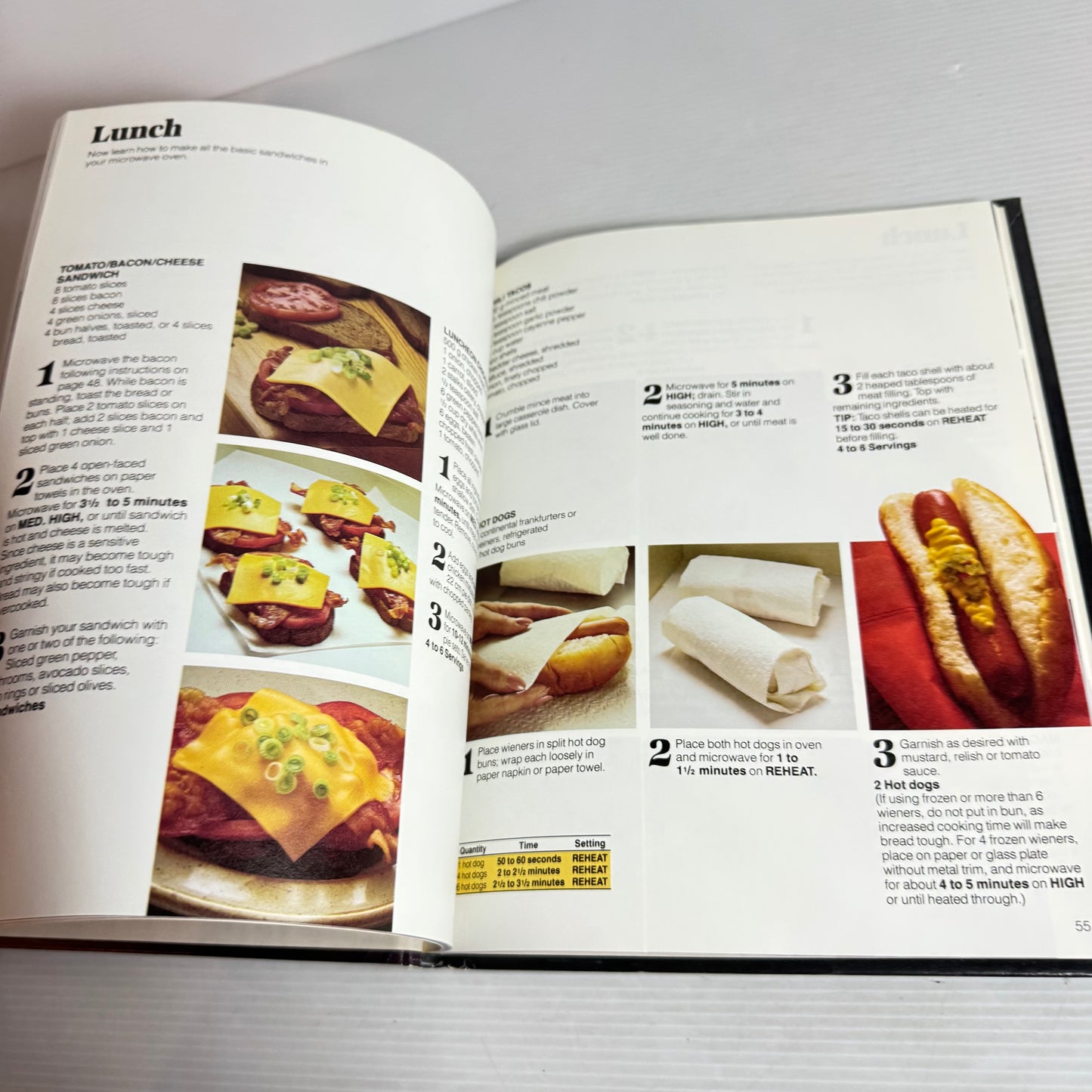 Vintage Microwave Cook Book Bundle x 4 Books (2810)