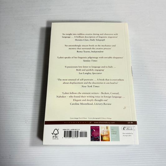 In Other Words - Jhumpa Lahiri (New)