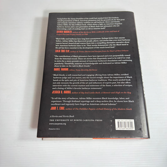 Black Smoke : With 22 Recipes Straight From the Pit - Adrian Miller (New)