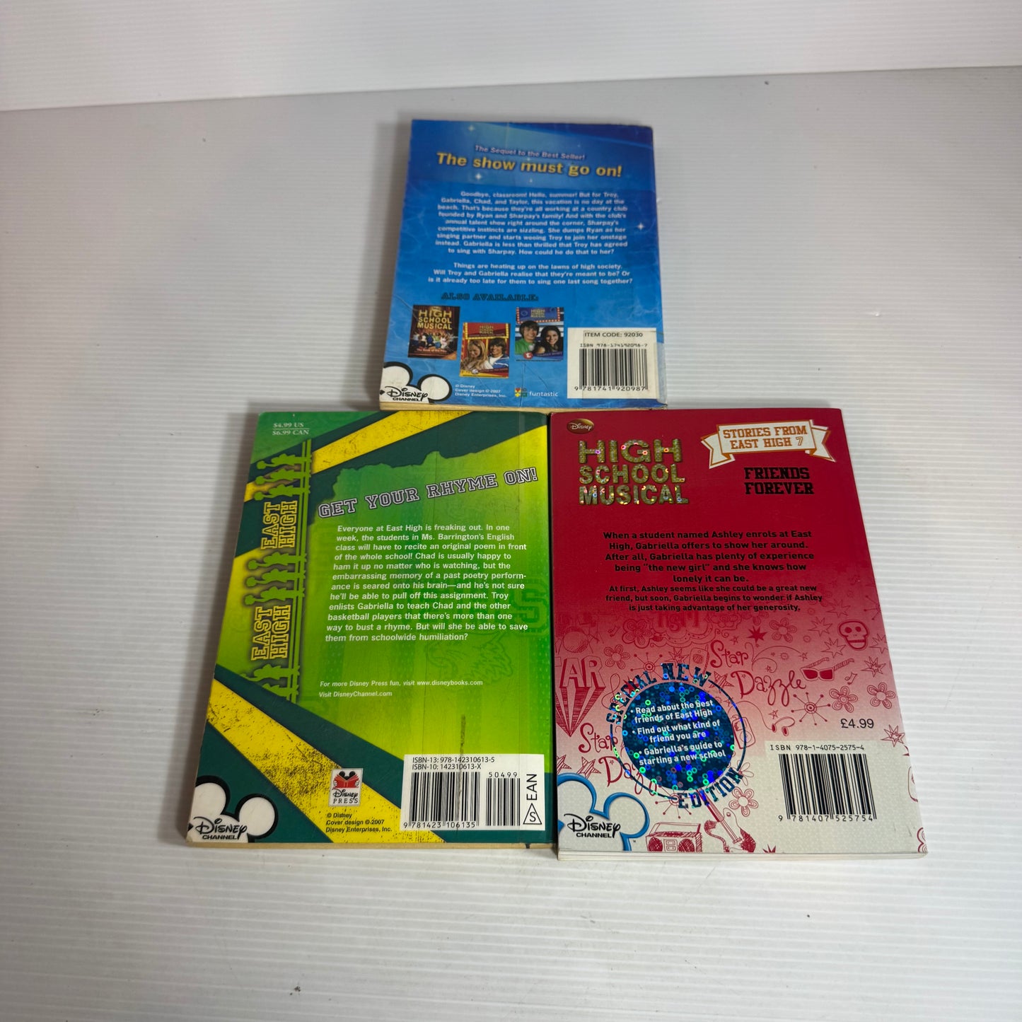 High School Musical 2 Book Bundle x 3 Books (2563)