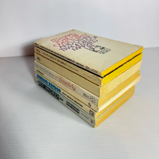 Vintage English Humour Book Bundle x 7 Books : Various Authors (1971-1984) (2239)