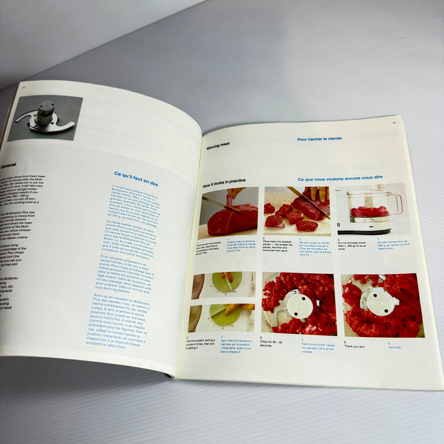 Kenwood & Braun Book Bundle x 2 : Kenwood Creative Food Processor Cooking - Becky Johnson & The Braun Multipractic Plus Cook Book (3066)