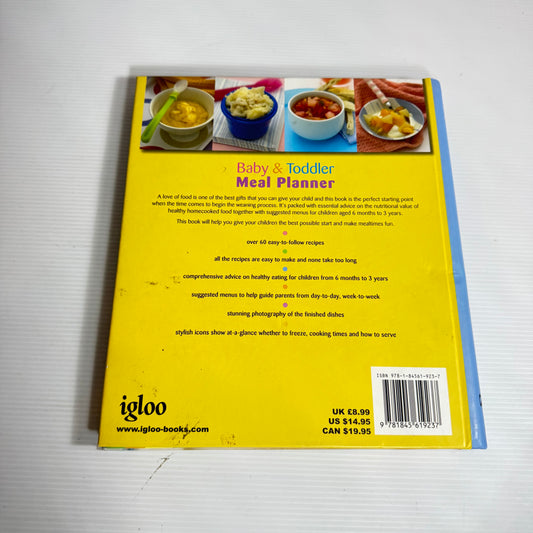 Baby & Toddler Meal Planner