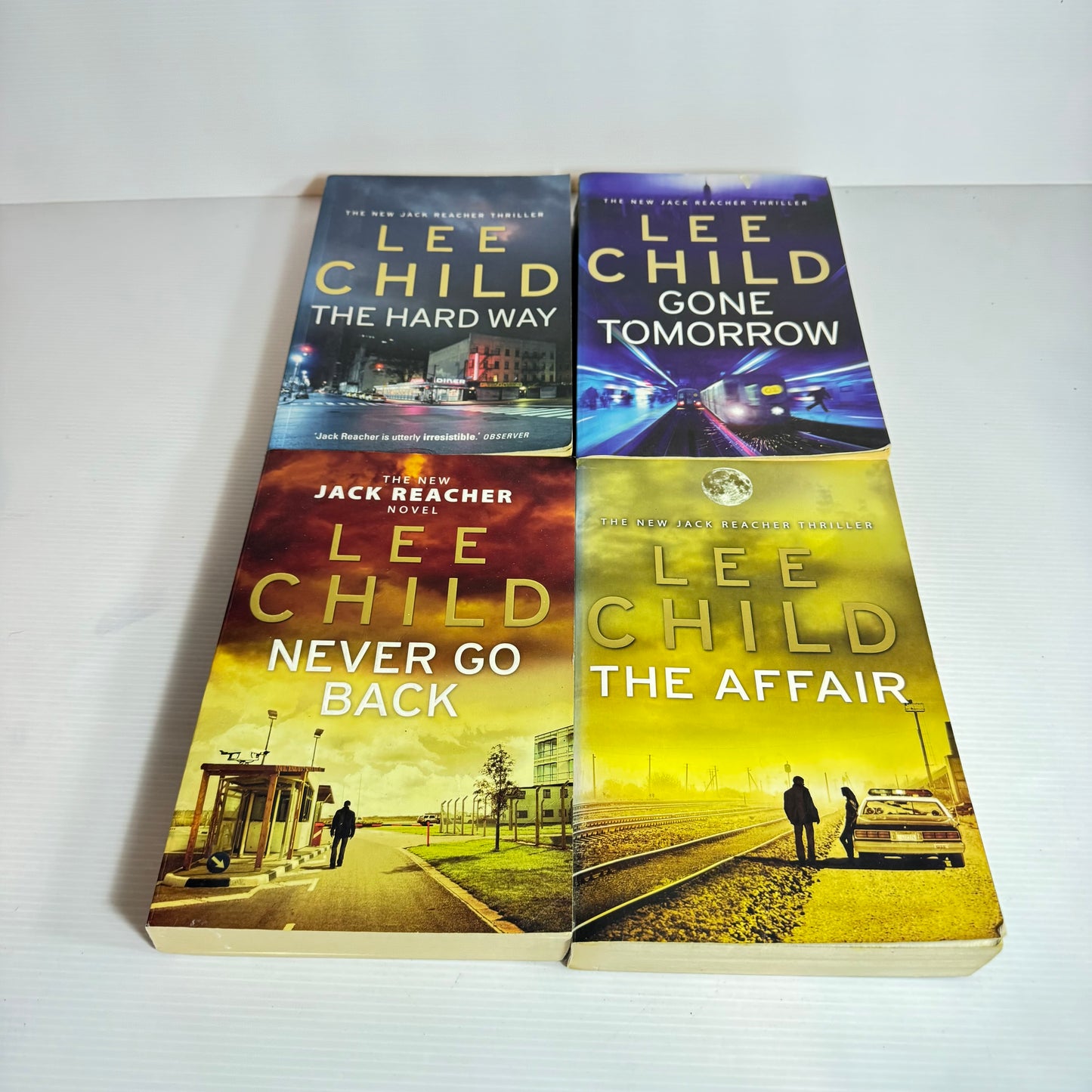 Lee Child : Jack Reacher Book Bundle x 4 Books (2476)