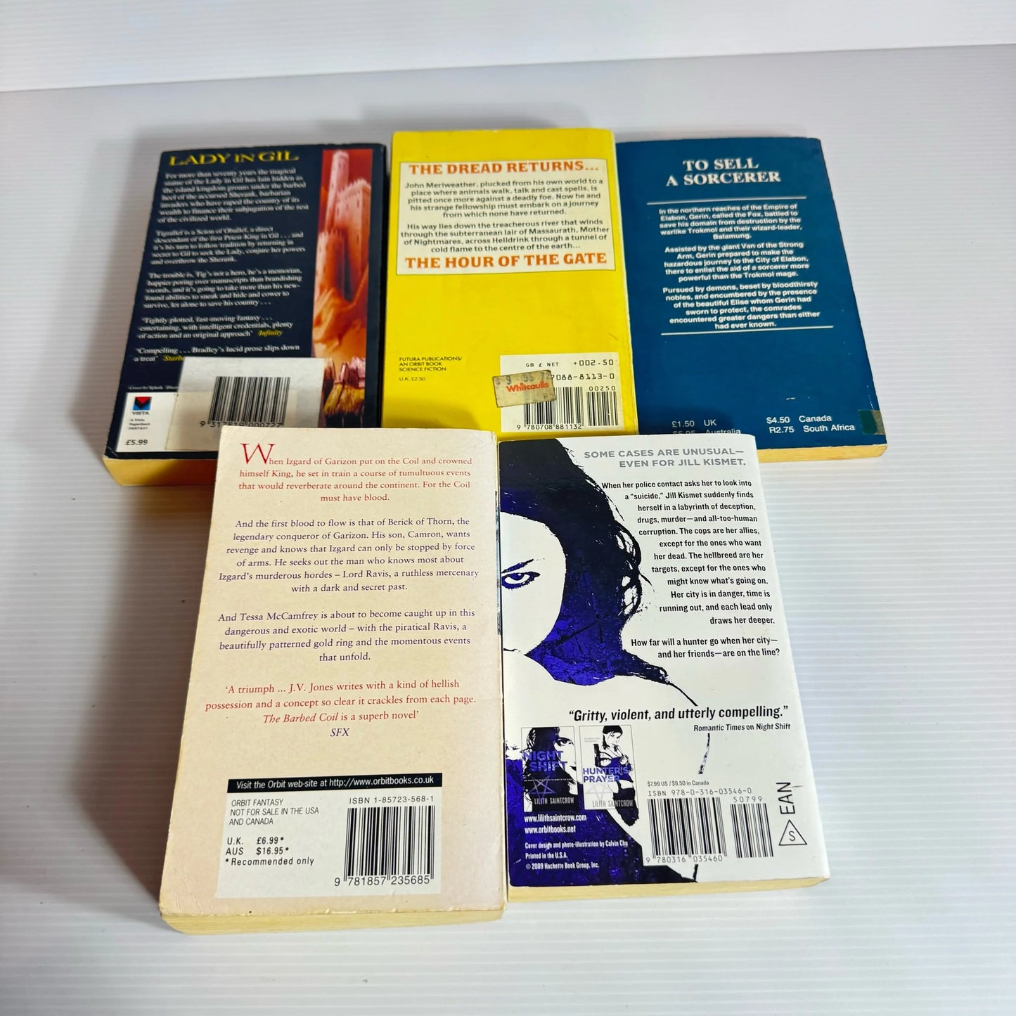 Fantasy Book Bundle x 5 Books : Various Authors (202)