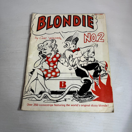 Vintage 1970's Blondie Comics Book Bundle x 2 Blondie Knows Best! & Blondie No.2 (2605)