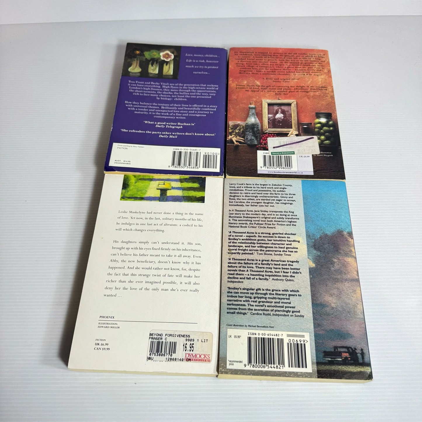 Contemporary Book Bundle x 4 Books : Various Authors (2175)