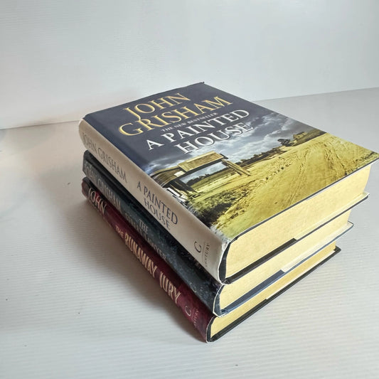 John Grisham Book Bundle x 3 Books : A Painted House, The Runaway Jury & The Street Lawyer (2211)