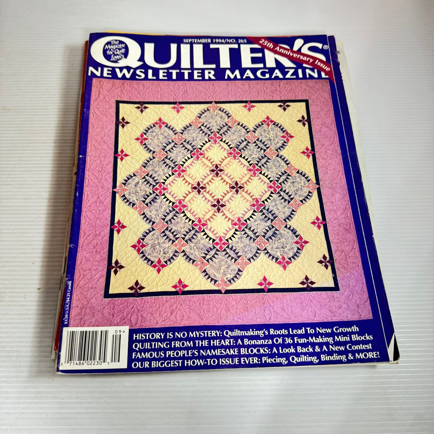 Quilter's Newsletter Magazine Vintage Bundle x 7 Magazines (2617)