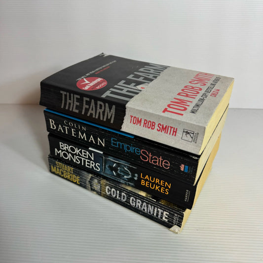 Crime Thriller Book Bundle x 4 Books : Mixed Authors (2230)