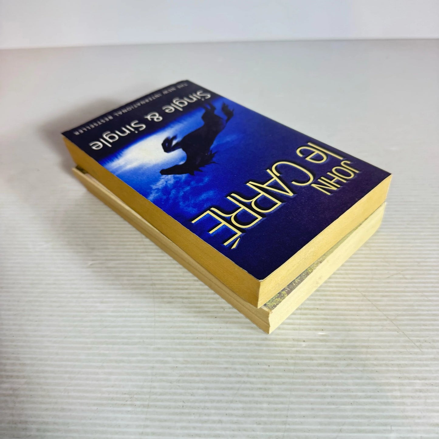 Spy Fiction Book Bundle x 2 Books : Single & Single - John Le Carre & Storm over Burracombe - Lillian Harry (713)